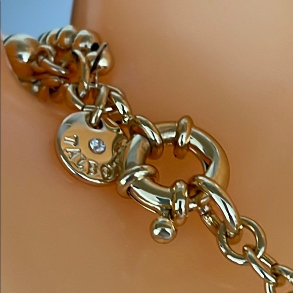 Talbots Gold Beaded Charm Bracelet  Excellent Condition Perfect - Picture 3 of 7